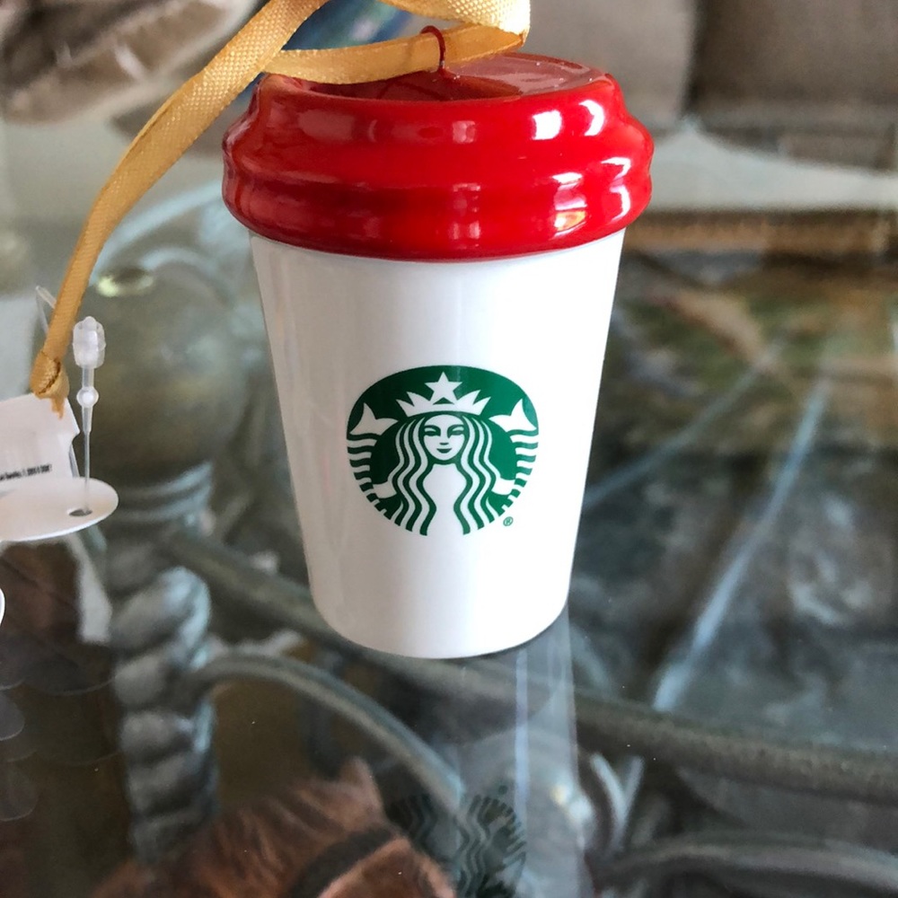 Disney Parks Happy Holidays Starbucks Mini Tumbler Ornament - Picture 4 of 6